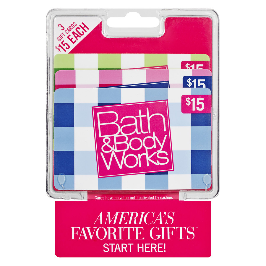 Check bath and body works gift card 