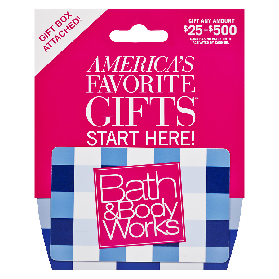 Bath and body gift card balance