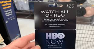 HBOnow gift card