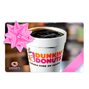 check Dunkin Donuts gift card photo - 1